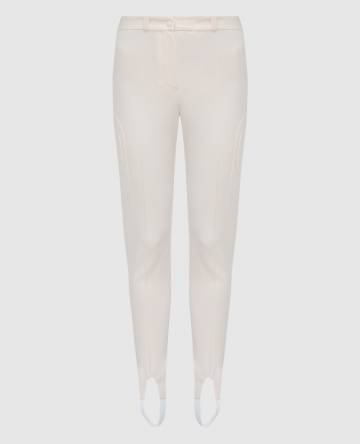 Белые штаны со штрипками