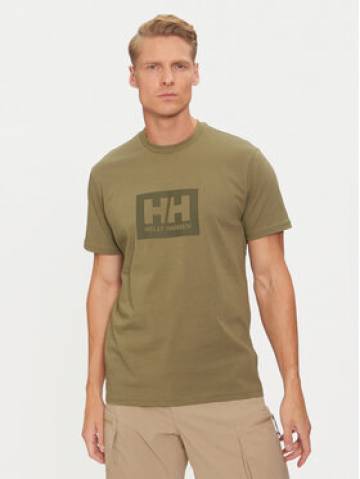 Helly Hansen Футболка HH Box 53285 Зелений Regular Fit Helly Hansen Футболка HH Box 53285 Зелений Regular Fit