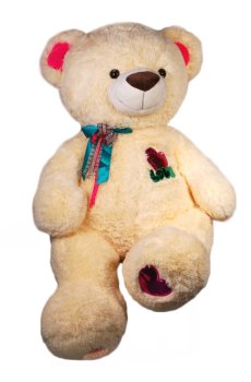 Мяка іграшка Копиця Кремовий  ведмедик Бублик 120 см (00002-01)