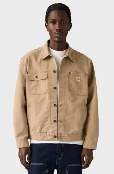 Мужская бежевая джинсовая куртка Бежевый S Levi’s® A4820;0023