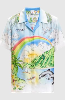 Блуза Aloha из шелка