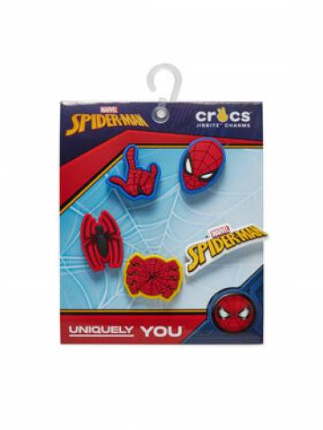 Crocs Прикраса для взуття Jibbitz Spider Man 5 Pck 10010007 Кольоровий Crocs Прикраса для взуття Jibbitz Spider Man 5 Pck 10010007 Кольоровий