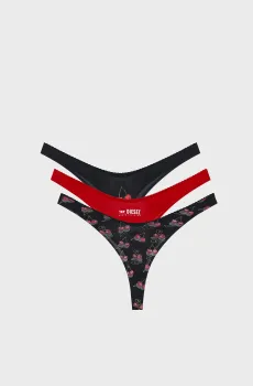 Женские трусики (3 шт) UFPN-PUNCHY Белый L Diesel A12018 0PLCY