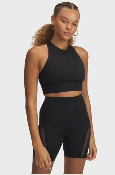 Женский черный топ Meridian Zip Tank Черный XL Under Armour 6000361-001