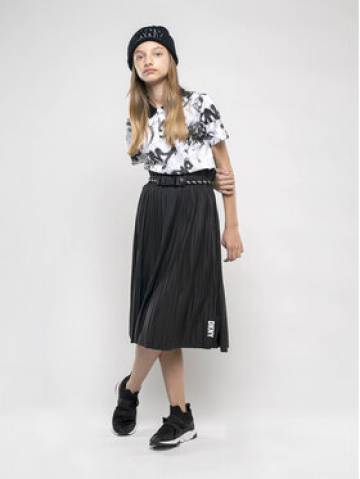 DKNY Спідниця в складку D33616 S Чорний Regular Fit DKNY Спідниця в складку D33616 S Чорний Regular Fit