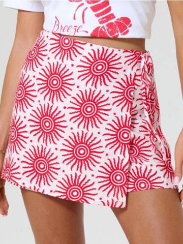 Спідниця-шорти - різнобарвний