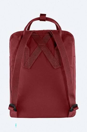 Рюкзак Fjallraven Kanken цвет красный большой с аппликацией F23510.326-326 Рюкзак Fjallraven Kanken цвет красный большой с аппликацией F23510.326-326