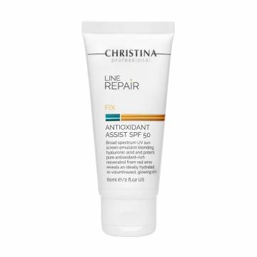 Увлажняющий крем для лица Christina Line Repair Fix Antioxidant Assist SPF 50, 60 мл Увлажняющий крем для лица Christina Line Repair Fix Antioxidant Assist SPF 50, 60 мл