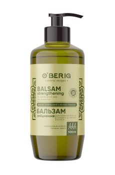 Глина-бальзам OBERIG Винно-хмелевой с белой глиной, для комбинированных и склонных к жирности волос, 500 мл