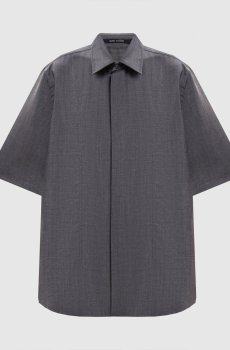 Серая рубашка Bodhi из шерсти