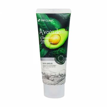 Пенка для умывания 3W Clinic Avocado Foam Cleansin с экстрактом авокадо, 100 мл Пенка для умывания 3W Clinic Avocado Foam Cleansin с экстрактом авокадо, 100 мл