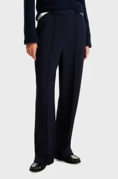 Женские темно-синие брюки PUNTO RELAXED STRAIGHT PANT Синий S Tommy Hilfiger WW0WW43875