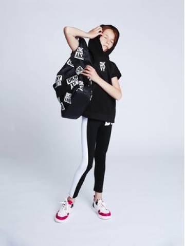 DKNY Легінси D34A81 D Чорний Regular Fit DKNY Легінси D34A81 D Чорний Regular Fit