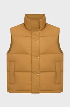 Женский горчичный пуховой жилет DOWN VEST Желтый M Gant 4700348
