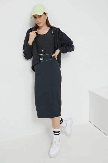 Юбка Fila цвет чёрный midi карандаш Юбка Fila цвет чёрный midi карандаш