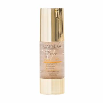 Осветляющая сыворотка 15 в 1 Carelika Amber Brightening Serum для жирной и комбинированной кожи, с янтарной кислотой, 30 мл