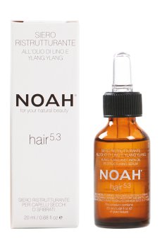 Уценка! Сыворотка для волос NOAH Ylang And Linen Oil Restructuring Serum с иланг-илангом и льняным маслом, 20 мл