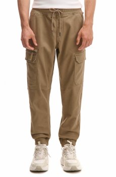 Cropp - Бігуни з вантажними кишенями - бежевий