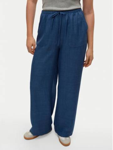 Vero Moda Штани з тканини Melaney 10316385 Cиній Loose Fit Vero Moda Штани з тканини Melaney 10316385 Cиній Loose Fit