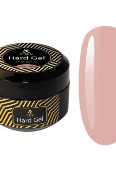 Жидкий строительный гель для ногтей F.O.X Hard Gel, Cover Nude, 15 мл