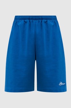 Синие шорты с принтом Alaska