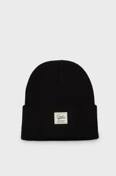 Мужская черная шапка DOUBLE LAYERED BEANIE Черный ONESIZE Gant 9910031