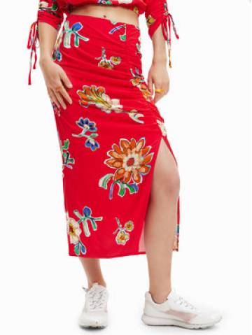 Desigual Спідниця-олівець Crimea 23SWFW22 Червоний Slim Fit Desigual Спідниця-олівець Crimea 23SWFW22 Червоний Slim Fit