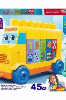 Конструктор Mega Bloks Автобус з цифрами 45 деталей (JKG34)