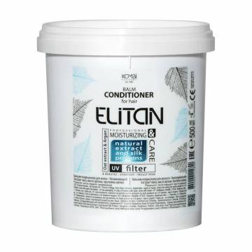 Увлажняющий бальзам-кондиционер для волос Elitan Moisturizing & Care Balm Conditioner, 500 мл Увлажняющий бальзам-кондиционер для волос Elitan Moisturizing & Care Balm Conditioner, 500 мл