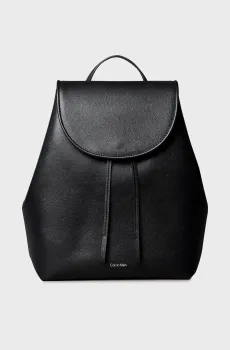 Женский черный рюкзак FOIL LOGO FLAP Черный ONESIZE Calvin Klein LV04F3297G