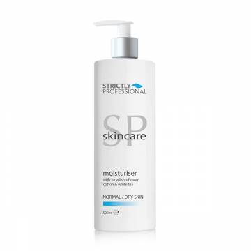 Увлажняющая эмульсия для лица Strictly Professional SP Skincare Moisturiser для нормальной и сухой кожи, 500 мл Увлажняющая эмульсия для лица Strictly Professional SP Skincare Moisturiser для нормальной и сухой кожи, 500 мл