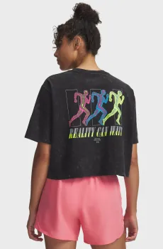 Женская черная футболка UA W REALITY CAN WAIT SS Черный XS Under Armour 6009534-001