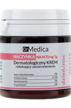 Дерматологический крем для лица Bielenda Dr Medica Capillaries уменьшающий покраснения, гипоаллергенный, 50 мл