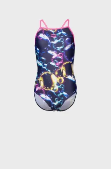 Детский фиолетовый купальник с узором Фиолетовый 6 Arena 008994-890