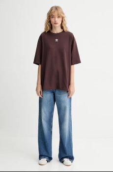 Хлопковая футболка adidas Originals Boyfriend Tee