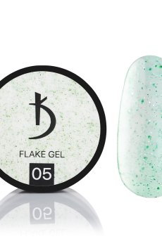 Гель для наращивания ногтей Kodi Professional Flake Gel с хлопьями 05, 13 г
