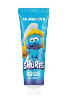 Парфюмированный питательный крем для рук Mr.Scrubber The Smurfs Nourishing Hand Cream с ароматом черники, 30 г