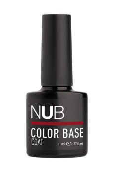 Уценка! Цветная каучуковая база для гель-лака NUB Color Base Coat 17 Blaze, 8 мл