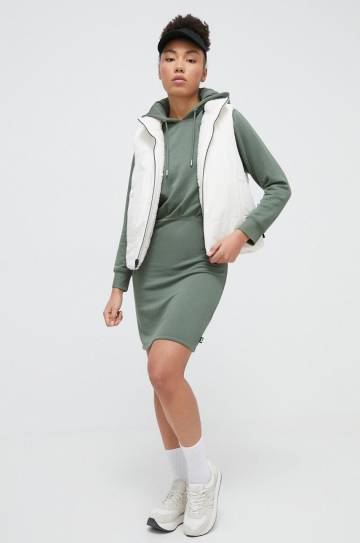 Платье Dkny цвет зелёный mini прямая Платье Dkny цвет зелёный mini прямая