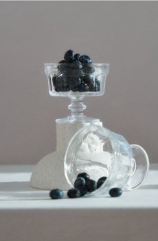Креманки для морозива з рельєфним візерунком 2 pack - білий