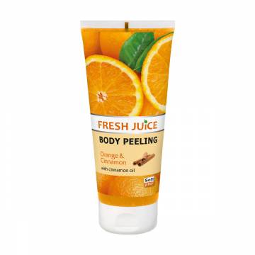 Пилинг для тела Fresh Juice Orange & Cinnamon с маслом корицы, 200 мл Пилинг для тела Fresh Juice Orange & Cinnamon с маслом корицы, 200 мл