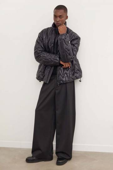 Шерстяной свитер MSGM мужской цвет чёрный лёгкий 3740MM219S.247569 Шерстяной свитер MSGM мужской цвет чёрный лёгкий 3740MM219S.247569