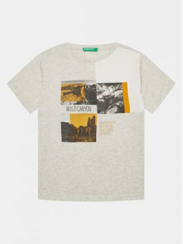 United Colors Of Benetton Футболка 3I1XC10HN Сірий Oversize United Colors Of Benetton Футболка 3I1XC10HN Сірий Oversize