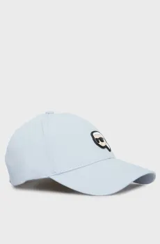 Женская голубая кепка IKON PATCH Голубой ONESIZE Karl Lagerfeld A2W33059