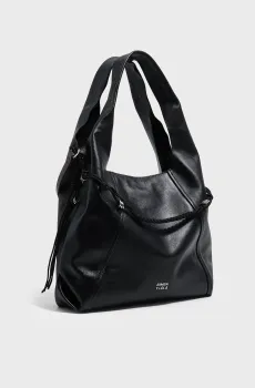 Женская черная кожаная сумка Черный ONESIZE Bimba Y Lola 261BBAJ8C.11000