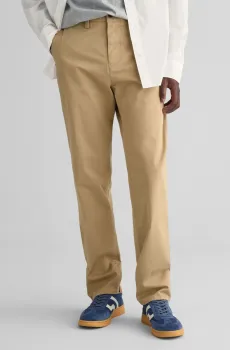 Мужские бежевые чиносы REGULAR TWILL CHINOS Бежевый 32-32 Gant 1505222
