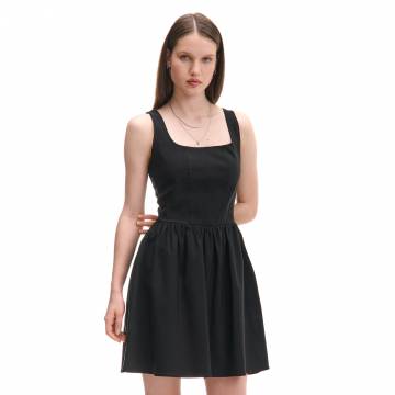 Cropp - Гладка сукня міні - чорний Cropp - Гладка сукня міні - чорний
