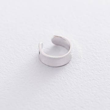 Серьга - каффа в белом золоте с06378 Серьга - каффа в белом золоте с06378