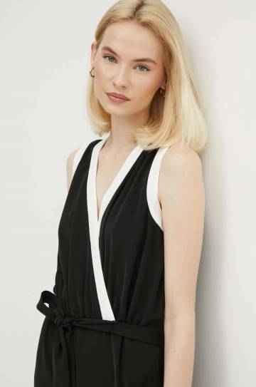Комбинезон Dkny цвет чёрный острое декольте DD4B201A Комбинезон Dkny цвет чёрный острое декольте DD4B201A