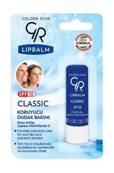 Бальзам для губ Golden Rose Lip Balm Classic SPF15 Классический, 4.6 г